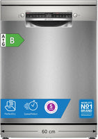 Bosch Freestanding 60 Cm Dishwasher SMS6ZCI10G - Silver Inox