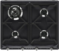 Smeg Gas Hob SR964NGH - Black