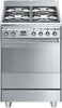 Smeg Slot In Cooker Dual Fuel SUK61PX8 - Stainless Steel