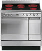 Smeg Range Cooker Ceramic SUK92CMX9 - Stainless Steel