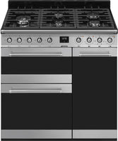 Smeg Range Cooker Dual Fuel SY93-1 - Stainless Steel