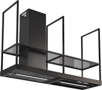 Faber Island Hood T-SHELF-EV8 - Black Matt