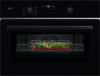AEG Combi Microwave TK6NK501B - Gloss Black / Steel