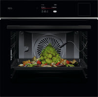 AEG Single Oven Electric TP8SB731AB - Gloss Black / Steel