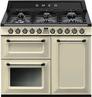 Smeg Range Cooker Dual Fuel TR103P - Cream