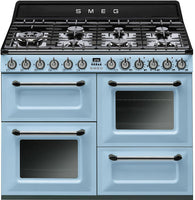 Smeg Range Cooker Dual Fuel TR4110AZ - Pastel Blue