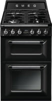 Smeg Slot In Cooker Dual Fuel TR62BL - Black