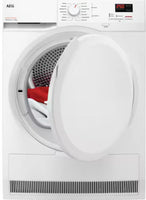 AEG Freestanding Condenser Tumble Dryer Heat Pump TR708L0B - White