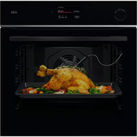 AEG Single Oven Electric TR7PB731SB - Gloss Black / Steel