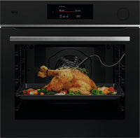 AEG Single Oven Electric TR7PB731ST - Matt Black / Steel