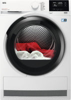 AEG Freestanding Condenser Tumble Dryer Heat Pump TR818P4B - White