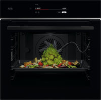 AEG Single Oven Electric TT9PB831AB - Gloss Black / Steel