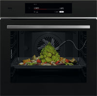 AEG Single Oven Electric TT9PB831AT - Matt Black / Steel