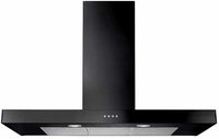 Rangemaster Chimney Hood UNBHDS100BL - Black