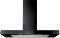 Rangemaster Chimney Hood UNBHDS90BL - Black