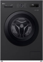 LG Freestanding Washer Dryer W4X1095NNK - Gloss Black