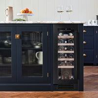 Caple Built In Wine Cooler WI3125BS - Black Steel
