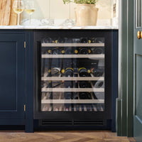 Caple Built In Wine Cooler WI6135BS - Black Steel
