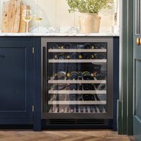 Caple Built In Wine Cooler WI6135GM - Gunmetal