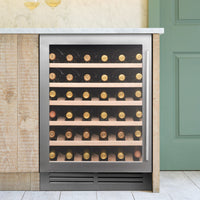 Caple Built In Wine Cooler WI6142 - Stainless Steel / Glass