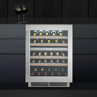 Caple Built In Wine Cooler WI6150 - Stainless Steel