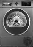 Bosch Freestanding Condenser Tumble Dryer Heat Pump WQG245R2GB - Graphite