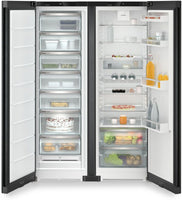 Liebherr Freestanding Fridge Freezer Frost Free XRFBD5220 - Black Steel Doors